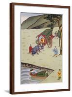 Confucius, Philosopher, on Hoang-Ho River-null-Framed Giclee Print