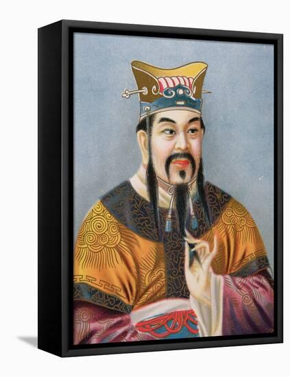 Confucius-Chinese School-Framed Stretched Canvas