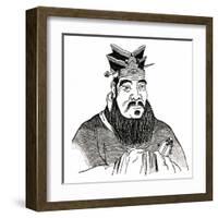 Confucius-null-Framed Art Print