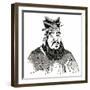 Confucius-null-Framed Art Print