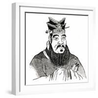 Confucius-null-Framed Art Print