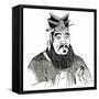 Confucius-null-Framed Stretched Canvas