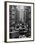 Congested Street in Soho Where More Than a Thousand Artists Live and Work in Huge Lofts-John Dominis-Framed Photographic Print