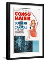 Congo Maisie, John Carroll, Ann Sothern, 1940-null-Framed Art Print