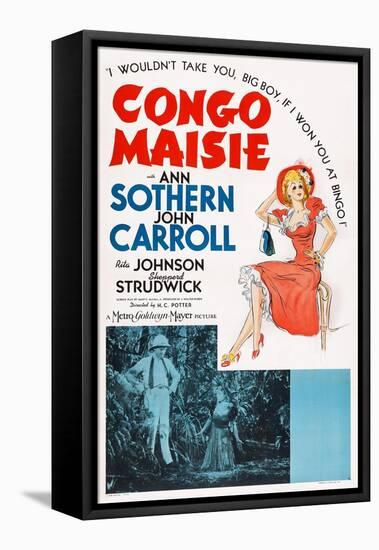 Congo Maisie, John Carroll, Ann Sothern, 1940-null-Framed Stretched Canvas