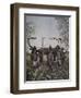 Congo Native Carrying Part of Steamboat Faidherbe Through Savannah Between Congo and Nile-null-Framed Giclee Print