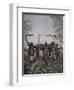 Congo Native Carrying Part of Steamboat Faidherbe Through Savannah Between Congo and Nile-null-Framed Giclee Print