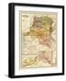 Congo - Panoramic Map-Lantern Press-Framed Art Print