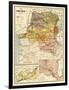 Congo - Panoramic Map-Lantern Press-Framed Art Print