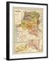 Congo - Panoramic Map-Lantern Press-Framed Art Print