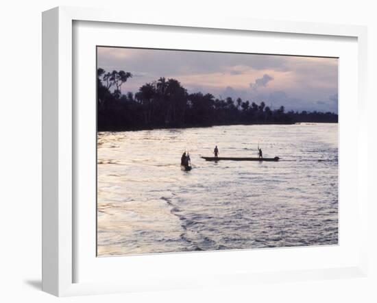 Congo River Near Kisangani, Democratic Republic of Congo (Zaire), Africa-David Beatty-Framed Photographic Print