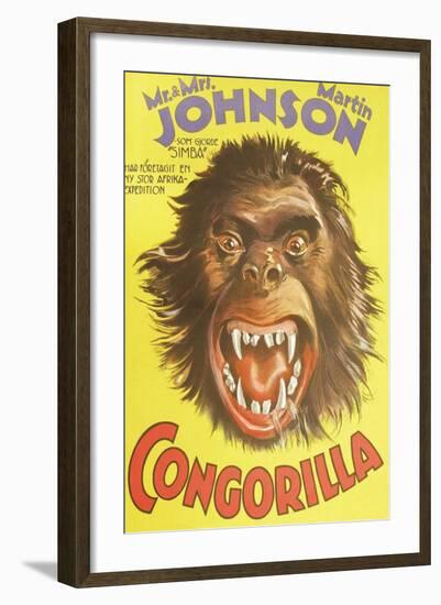 Congorilla-null-Framed Art Print