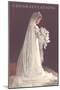 Congratulations, Bride in Gown-null-Mounted Art Print