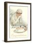 Congratulations, Bride with Cake-null-Framed Art Print