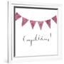 Congratulations Bunting-Elizabeth Rider-Framed Giclee Print