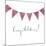 Congratulations Bunting-Elizabeth Rider-Mounted Giclee Print