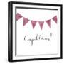 Congratulations Bunting-Elizabeth Rider-Framed Giclee Print