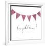 Congratulations Bunting-Elizabeth Rider-Framed Giclee Print