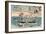 Congratulations on Maritime Security for All Eternity-Kyosai Kawanabe-Framed Giclee Print