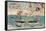 Congratulations on Maritime Security for All Eternity-Kyosai Kawanabe-Framed Stretched Canvas