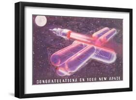 Congratulations on Your New Space-null-Framed Art Print