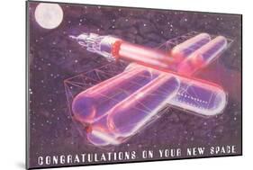 Congratulations on Your New Space-null-Mounted Art Print