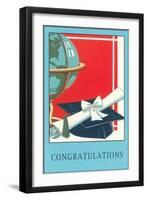 Congratulations to the Graduate-null-Framed Art Print