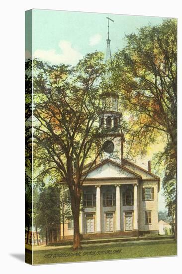 Congregational Church, Guilford, Connecticut-null-Stretched Canvas