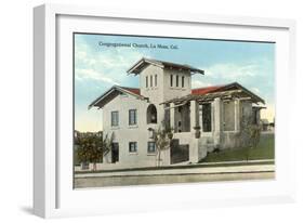 Congregational Church, La Mesa-null-Framed Art Print