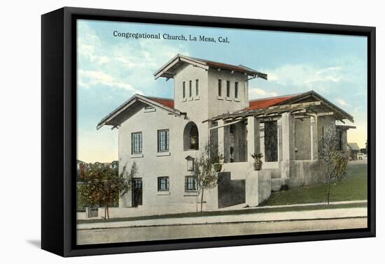 Congregational Church, La Mesa-null-Framed Stretched Canvas