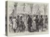 Congress at Berlin, Lord Beaconsfield Leaving the Kaiserhof Hotel to Attend the Congress-Charles Robinson-Stretched Canvas