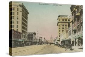 Congress Avenue, Austin, Texas-null-Stretched Canvas