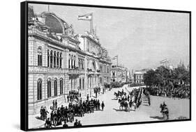 Congress Buildings, Buenos Aires, Argentina, 1895-null-Framed Stretched Canvas