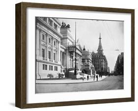 Congress Hall and Avenida Callao, Buenos Aires, Argentina-null-Framed Giclee Print