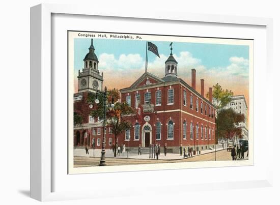 Congress Hall, Philadelphia, Pennsylvania-null-Framed Art Print