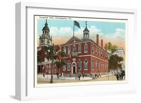 Congress Hall, Philadelphia, Pennsylvania-null-Framed Art Print