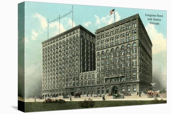 Congress Hotel and Annex, Chicago-null-Stretched Canvas