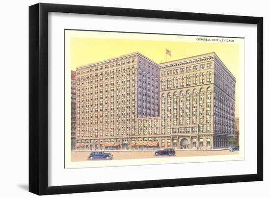 Congress Hotel-null-Framed Art Print