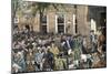 Congress Leaving Independence Hall to the First Reading of the Declaration of Independence, c.1776-null-Mounted Giclee Print