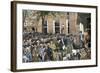 Congress Leaving Independence Hall to the First Reading of the Declaration of Independence, c.1776-null-Framed Giclee Print