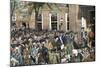 Congress Leaving Independence Hall to the First Reading of the Declaration of Independence, c.1776-null-Mounted Giclee Print