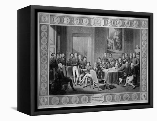 Congress of Vienna, 1814-15-Jean-Baptiste Isabey-Framed Stretched Canvas