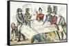 Congress of Vienna, 1815-null-Framed Stretched Canvas