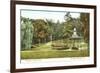 Congress Springs Park, Saratoga Springs, New York-null-Framed Art Print