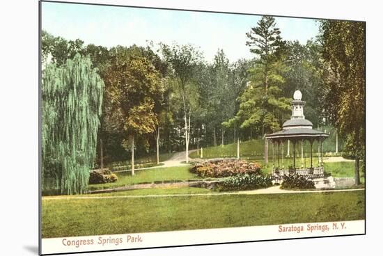 Congress Springs Park, Saratoga Springs, New York-null-Mounted Premium Giclee Print