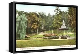 Congress Springs Park, Saratoga Springs, New York-null-Framed Stretched Canvas