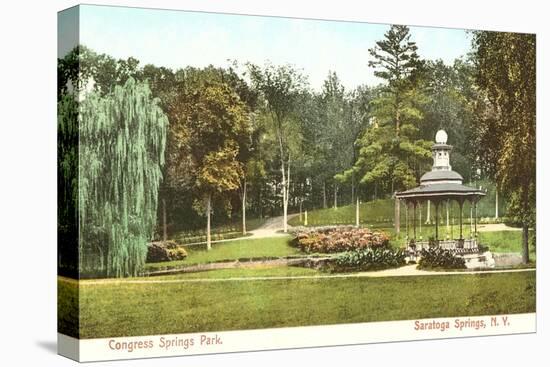 Congress Springs Park, Saratoga Springs, New York-null-Stretched Canvas