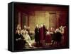 Congress Voting Independence-Robert Edge Pine-Framed Stretched Canvas