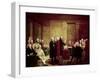 Congress Voting Independence-Robert Edge Pine-Framed Giclee Print