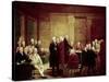 Congress Voting Independence-Robert Edge Pine-Stretched Canvas